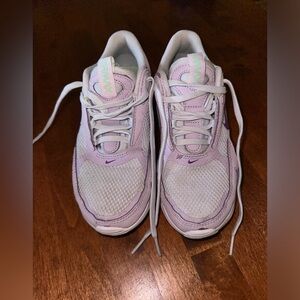 Pair of youth girls size 5 Nike tennis shoes